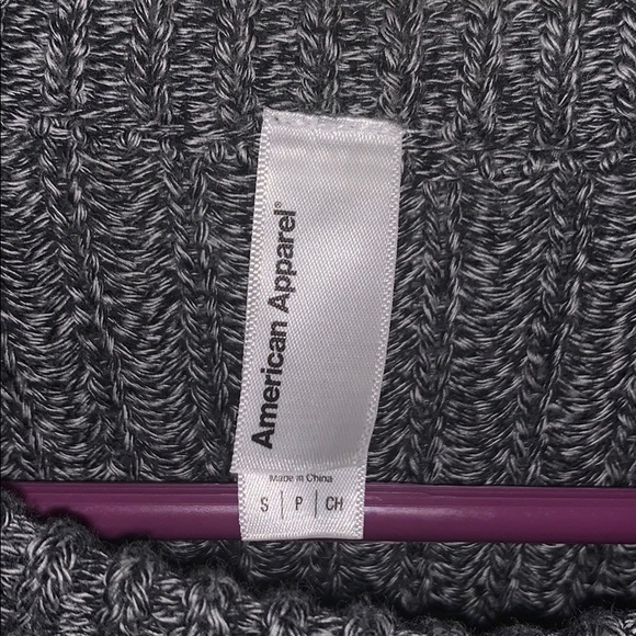 American Apparel Grey Knit Sweater NWOT - Picture 2 of 2